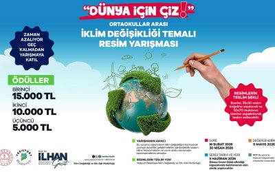 Yeşilyurt Belediyesi’nden Öğrencilere “Dünya İçin Çiz” Yarışması