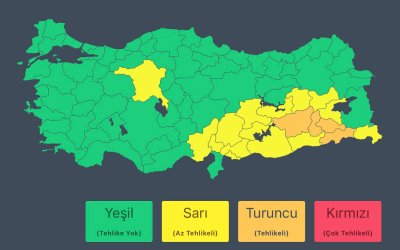 Malatya İçin Kuvvetli Yağış Uyarısı: Güney İlçelerde Etkili Olacak