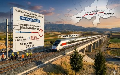 Mersin, Adana, Osmaniye, Gaziantep Hızlı Tren Projesinde Sona Yaklaşılıyor