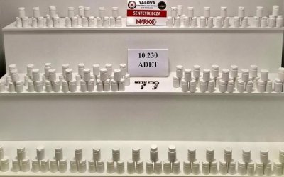 Yalova’da Uyuşturucu Operasyonu: 10 Bin 230 Hap Ele Geçirildi