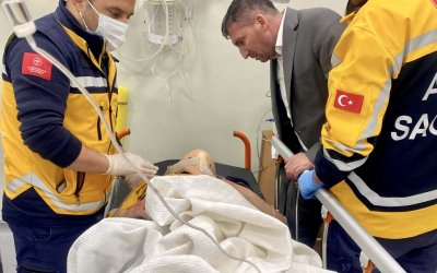 Yeşilyurtspor Yönetiminden Yaralı Taraftarlara Hastane Ziyareti