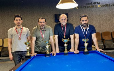 Malatya’da Artistik Bilardo Heyecanı Tamamlandı