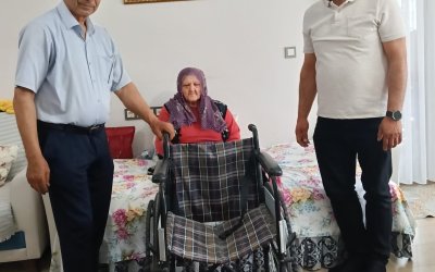 Tekerlekli Sandalye Desteğiyle Gönüllere Dokundular