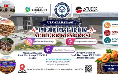 Malatya Uluslararası Pediatrik Acil Kongresine Ev Sahipliği Yapacak