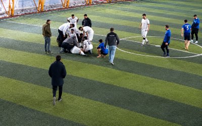 Malatya’da Halı Sahada Hayat Kurtaran Müdahale
