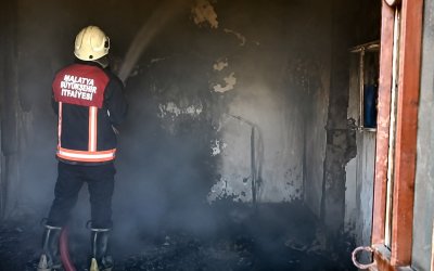 Doğanyol'daki Yangın Can Aldı