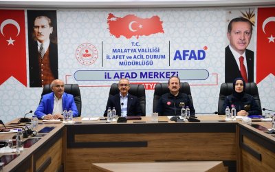 AFAD Koordinasyon Toplantısında Malatya’nın Yeniden İnşa Süreci Değerlendirildi