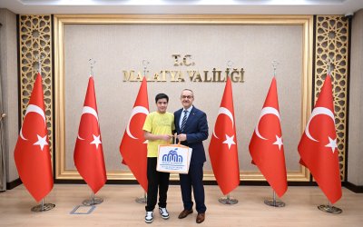 Vali Yavuz, LGS Türkiye Birincilerini Ağırladı