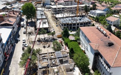 Hekimhan’da Yeni Çarşı Yükseliyor