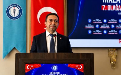 Sağlık-Sen Malatya’da Hasan Ulutaş Güven Tazeledi