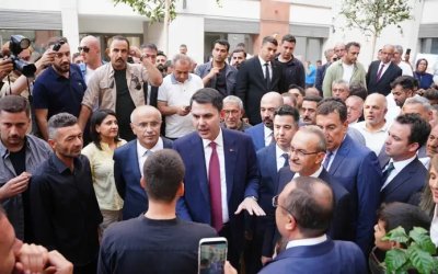 Bakan Kurum Malatya’da Bakırcılar Çarşısı’nı Açtı, Depremzede Aileye Misafir Oldu