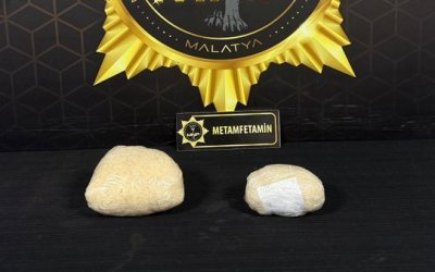 Malatya’da 1 Kilo 769 Gram Metamfetamin Ele Geçirildi