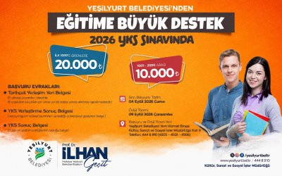 Yeşilyurt Belediyesinden Eğitime Büyük Destek!