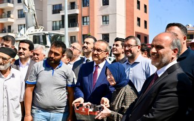 Tandoğan İnci Cömert Camii’nin Temeli Dualarla Atıldı