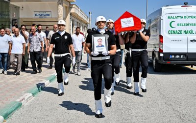 Malatyalı Polis Memuru Ahmet Kataroğlu Dualarla Uğurlandı