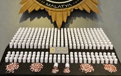 Malatya’da 14 Bin 900 Sentetik Hap Ele Geçirildi