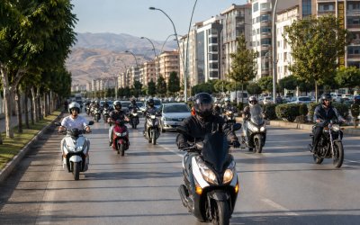 Malatya’da Motosiklet Sayısı 5 Yılda Yüzde 124 Arttı