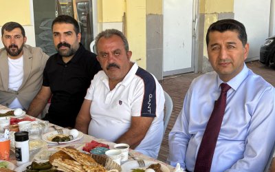 MTSO Başkan Adayı Mahmut Boyraz, Yakınca Galericiler Sitesi’nde esnafla buluştu