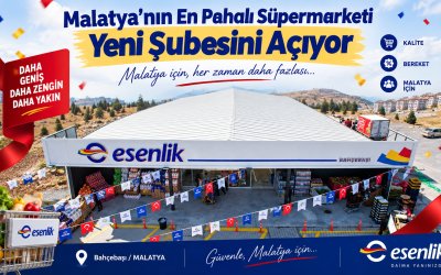 Malatya’nın En Pahalı Süpermarketi Yeni Şubesini Açıyor