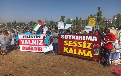 Malatya’dan Gazze’ye Uçurtmalarla Mesaj: “Gökyüzü Çocuklara Kalsın”