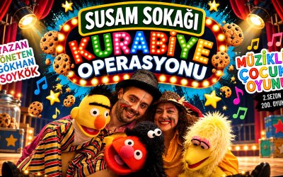 Efsane Karakterler Malatya Sahnesinde: "Susam Sokağı: Kurabiye Operasyonu" Çocuklarla Buluşuyor!