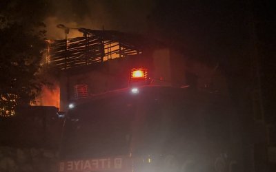 Malatya’da Metruk Evde İkinci Kez Yangın Çıktı