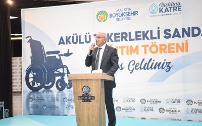 Malatya’da 80 Engelli Bireye Akülü Tekerlekli Sandalye Desteği