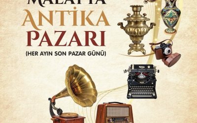 Malatya’da İlk Kez Antika Pazarı Kuruluyor