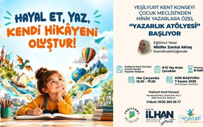 Yeşilyurt’ta Minik Yazarlar İçin 8 Haftalık Eğitim Başlıyor