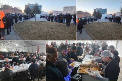 Malatya'da iftar çadırlarına yoğun ilgi