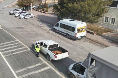Malatya'da drone destekli trafik denetimi yapıldı