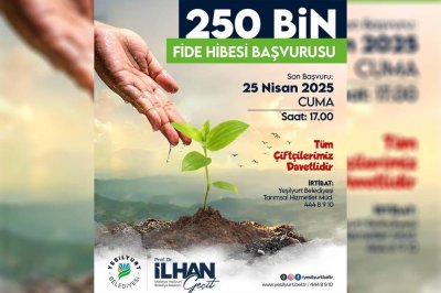 Yeşilyurt Belediyesi'nden zirai dondan etkilenen çiftçilere ücretsiz sebze fidesi desteği