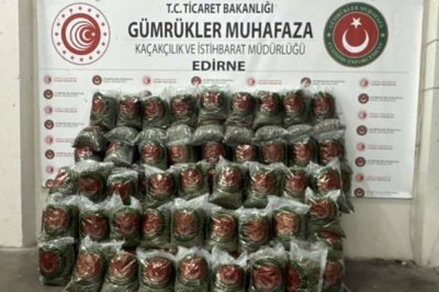Kapıkule Sınır Kapısı'nda 382 kilogram uyuşturucu ele geçirildi