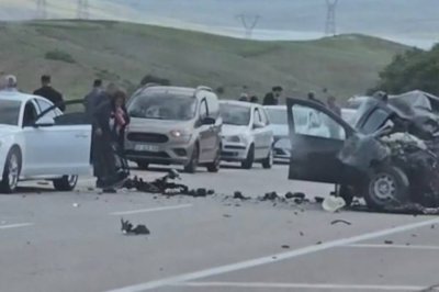 Elazığ’da feci kaza: 1 ölü, 2 yaralı