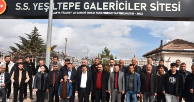 CHP Heyeti Yeşiltepe Galericiler Sitesini Ziyaret Etti