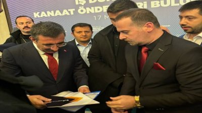 Karademir, iş dünyasının taleplerini Cumhurbaşkanı Yardımcısı Yılmaz’a aktardı