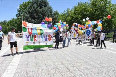 Malatya'da lösemi hastaları için "umuda yürüyüş" etkinliği yapıldı