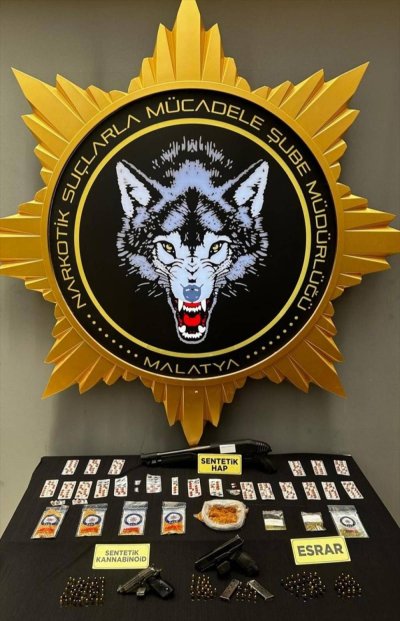Malatya'da uyuşturucu operasyonunda 21 şüpheli yakalandı