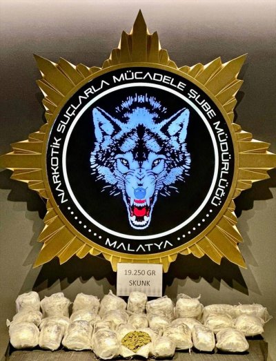Malatya'da 19 kilo 250 gram uyuşturucu ele geçirildi