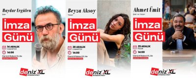 Deniz Kitapveleri XL Şubesi'nde Yazarlarla Dolu Bir Aralık!